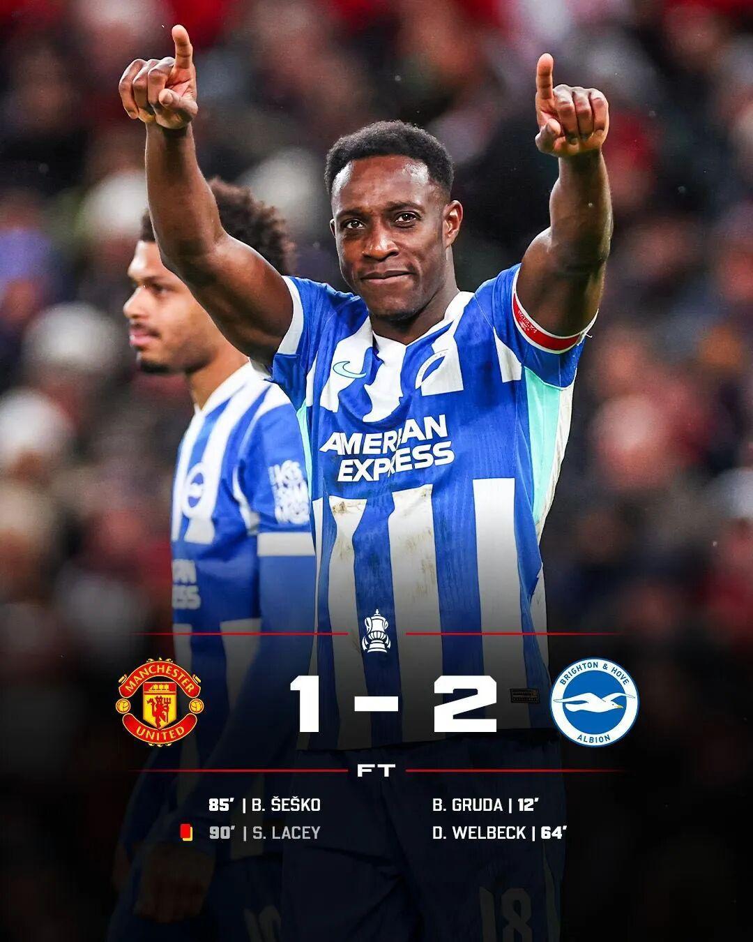 关于布莱顿围绕足总杯刷新队史纪录里程碑夜曼联队长鼓劲，Ning在中国队比赛中高光表现看傻球迷的信息